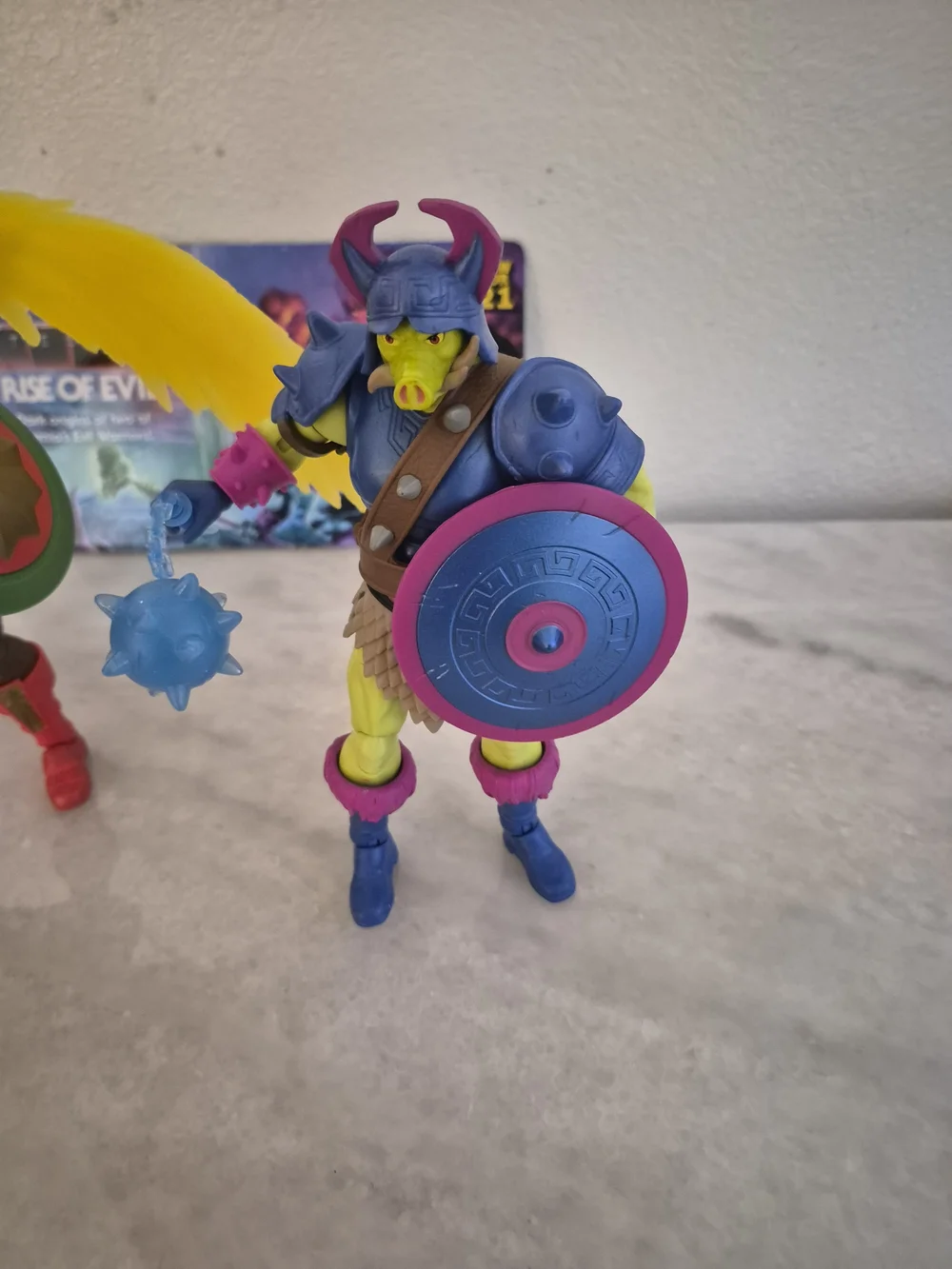 Mattel Masters of the Universe Masterverse Sun-man & Pig Head Loose Pre-owned